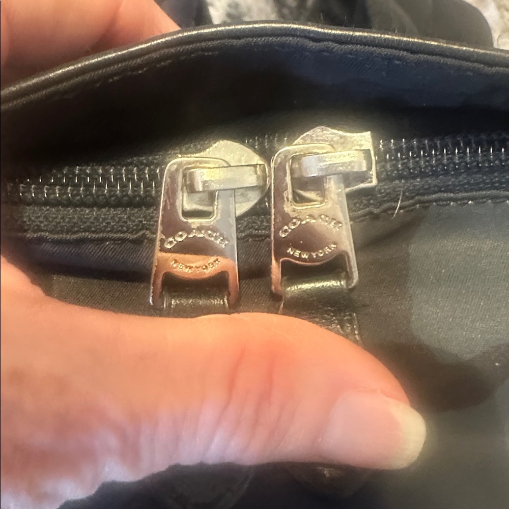 ECU Coach Charles Blue Camouflage Leather Backpack - Picture 11 of 16